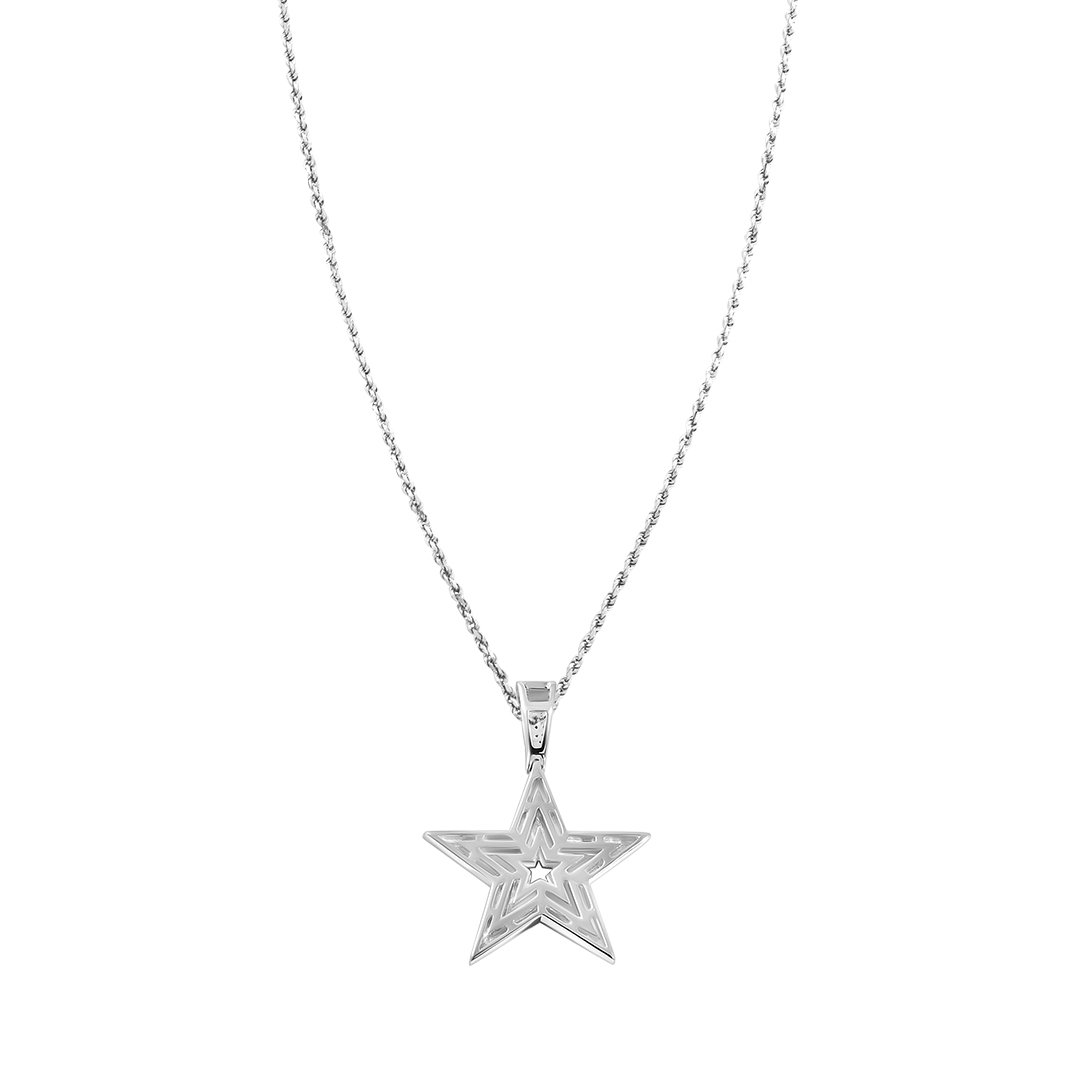 Diamond Star in 10k Gold .4 Ctw