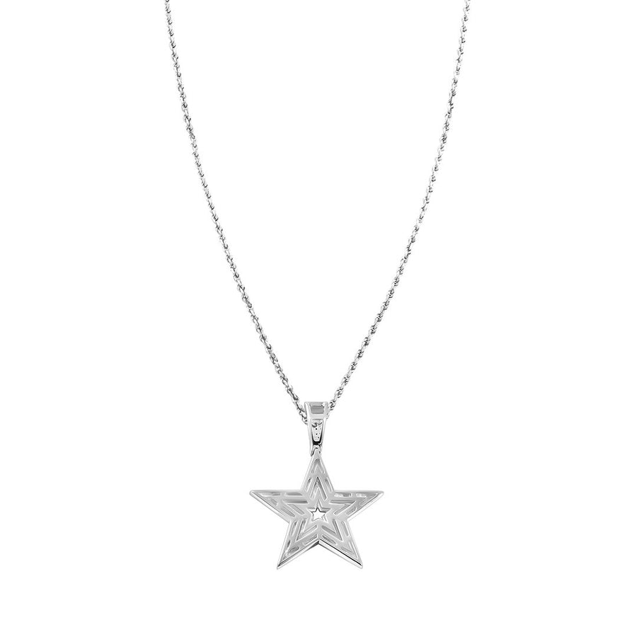Diamond Star in 10k Gold .4 Ctw