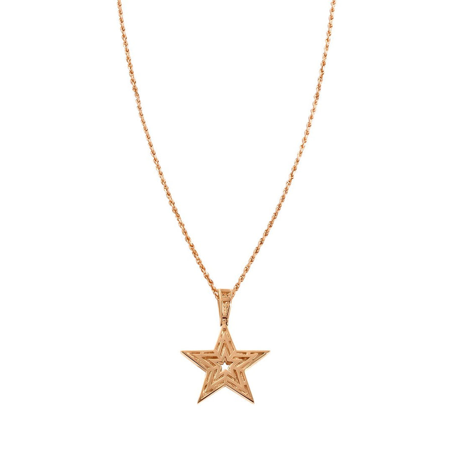 Diamond Star in 10k Gold .4 Ctw