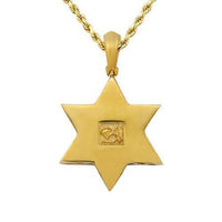 Thumbnail for Diamond Star of David Pendant in 14k Yellow Gold 1.50 Ctw