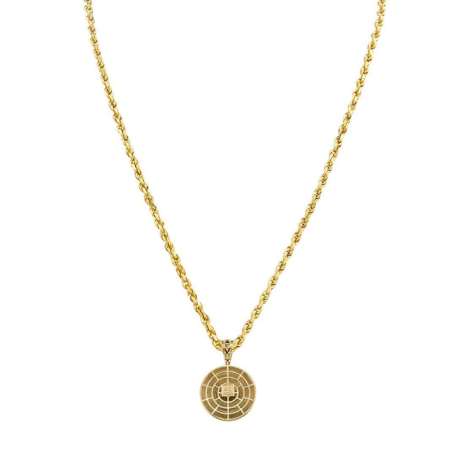 Yellow Diamond Stuck-Out Tongue Emoji Pendant in 10k Yellow Gold 0.92 Ctw