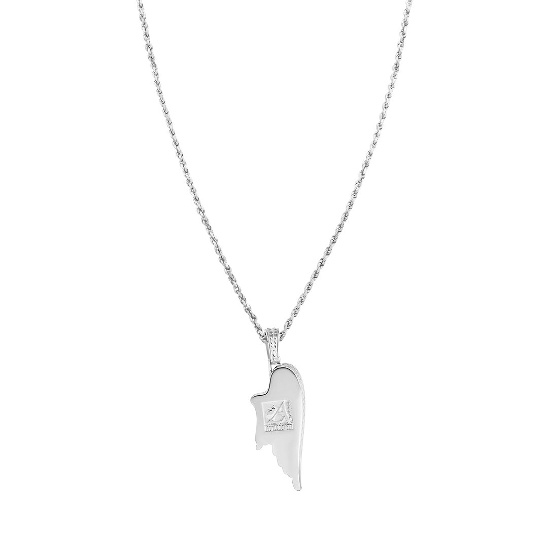 Diamond Wing Pendant in 14k Gold 1.9 Ctw