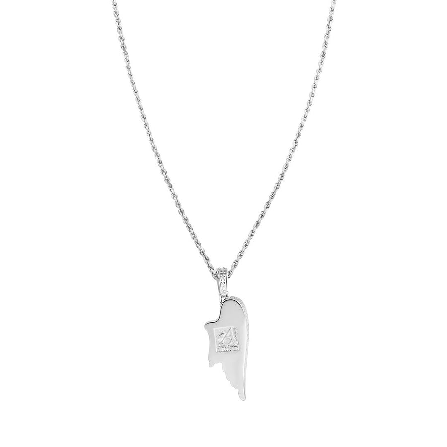 Diamond Wing Pendant in 14k Gold 1.9 Ctw