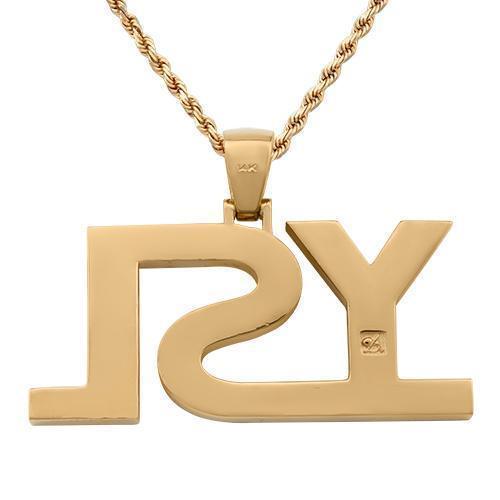 Diamond "YSL" Pendent in 10k Rose Gold 6 Ctw