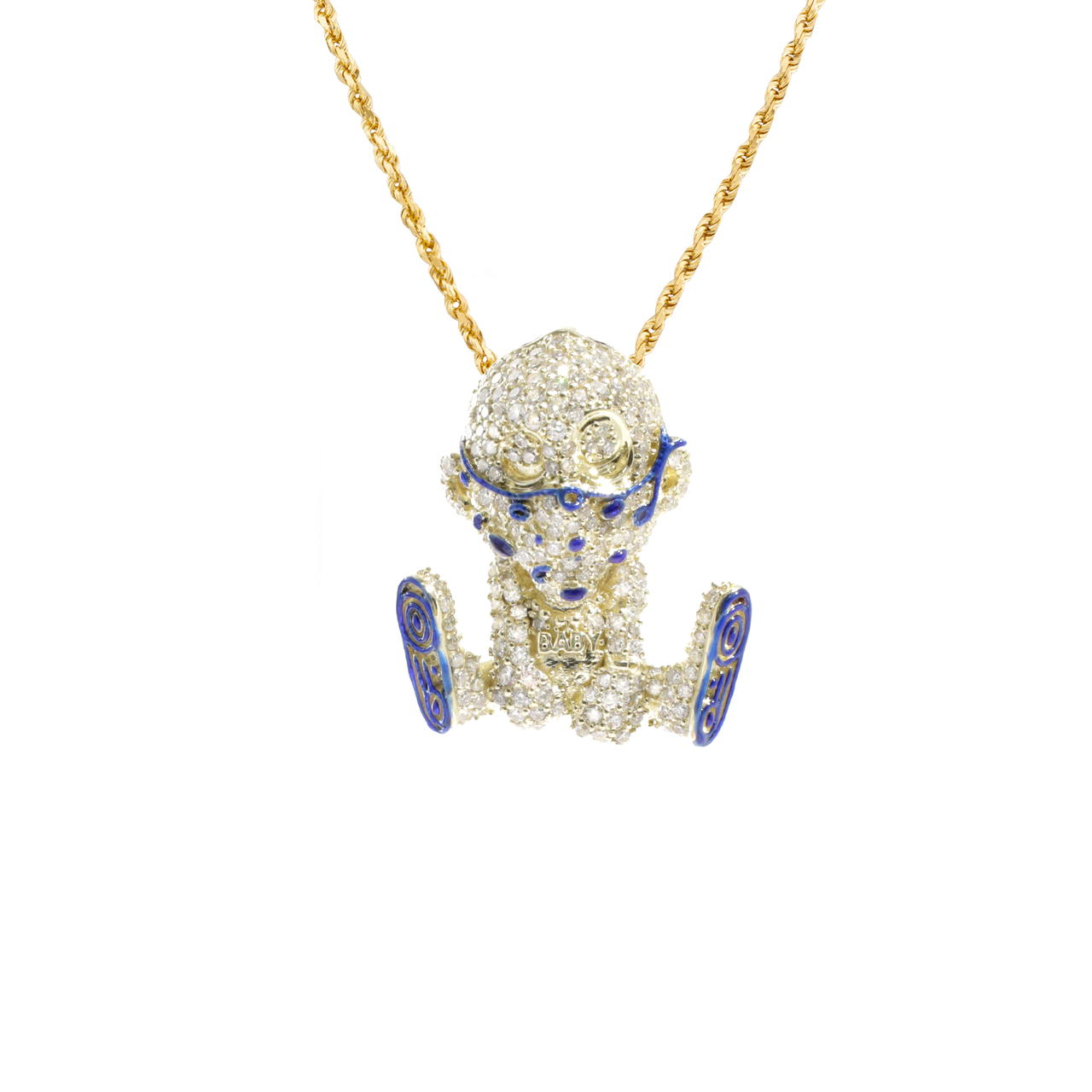 14k Yellow Gold Diamond Zombie Baby Pendant 1.5 Ctw – Avianne Jewelers 14k Yellow Gold Diamond Zombie Baby Pendant 1.5 Ctw – Avianne Jewelers