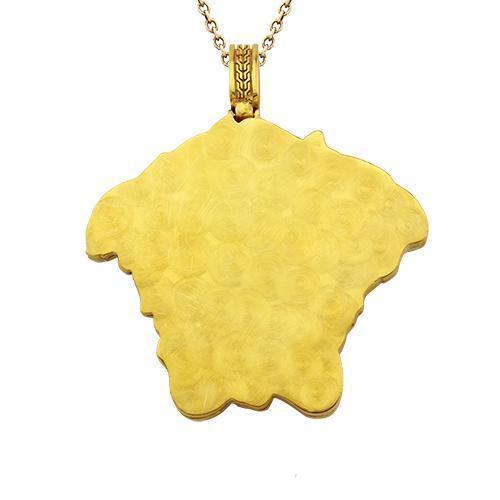 Medusa Diamond Pendant in 14k Yellow Gold 8.61 Ctw