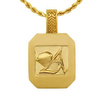 Thumbnail for Pave Diamond Pendant in 14k Yellow Gold 1.75 Ctw