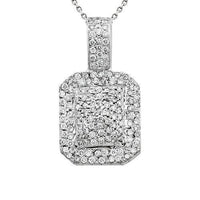 Thumbnail for Pave Diamond Pendant in 14k Yellow Gold 1.75 Ctw
