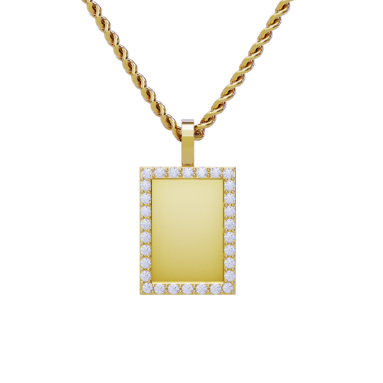 アクセサリー lui jewelry square stone charm M lui jewelry square