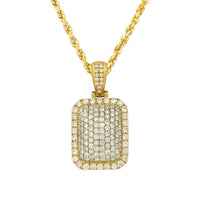 Thumbnail for Yellow Royal Collection Diamond Pendant in 10k Yellow Gold 3 Ctw