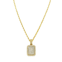 Thumbnail for Yellow Royal Collection Diamond Pendant in 10k Yellow Gold 3 Ctw