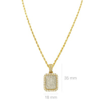 Thumbnail for Yellow Royal Collection Diamond Pendant in 10k Yellow Gold 3 Ctw