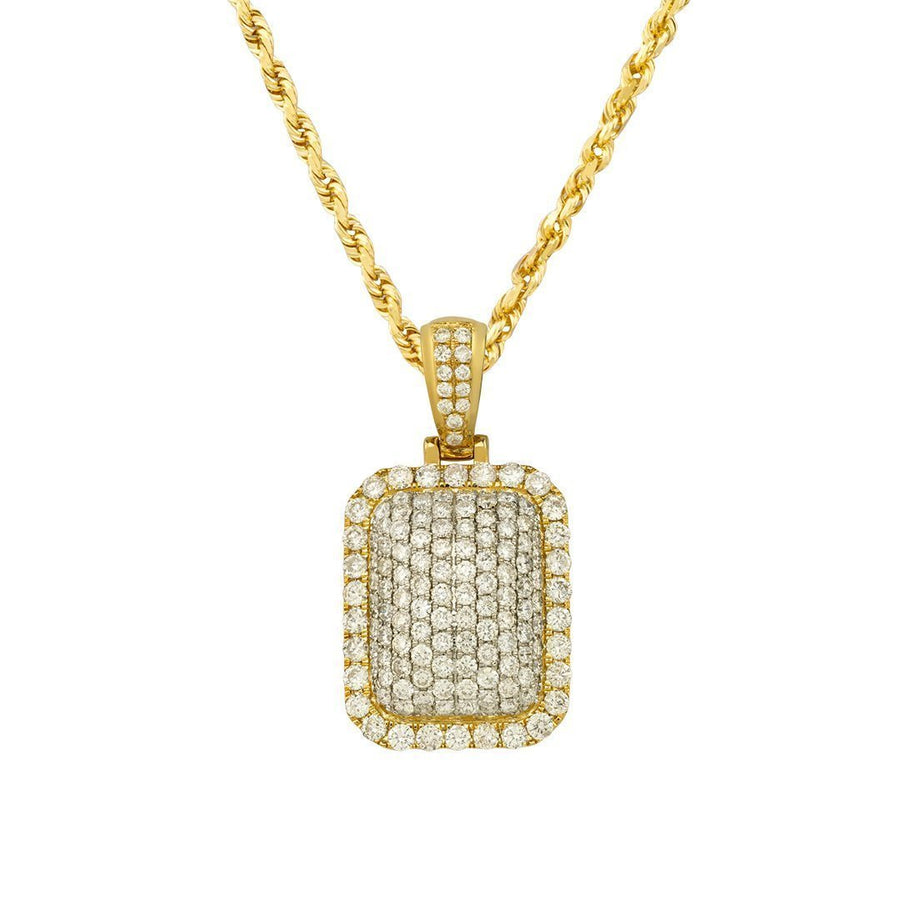 Royal Collection Diamond Pendant in 14k Yellow Gold 3 Ctw