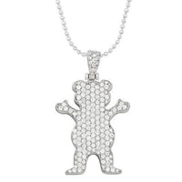 Thumbnail for Yellow Enhanced Diamond Bear Pendant in 14k Yellow Gold 1.51 Ctw