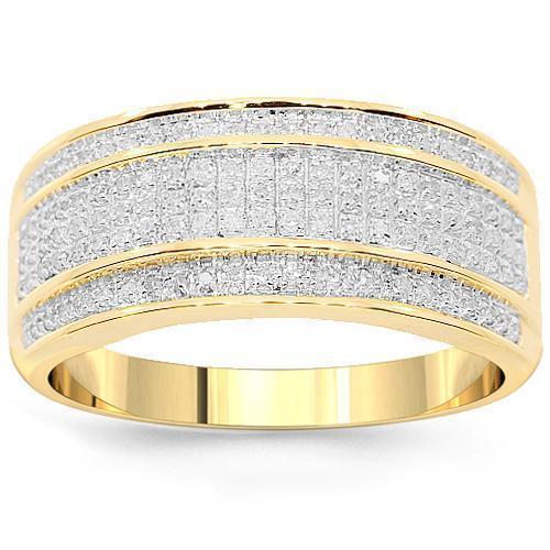 10k diamond ring mens Clearance