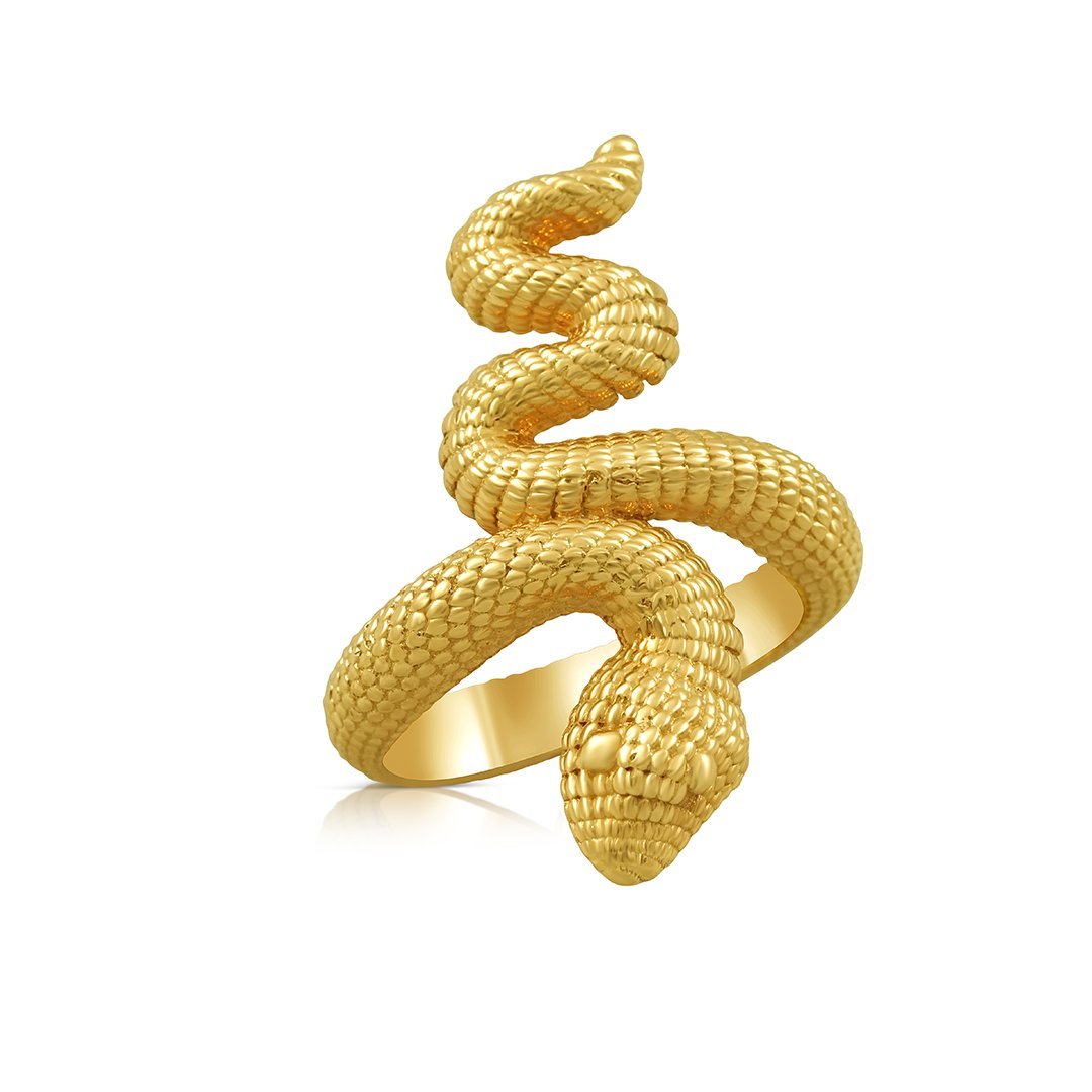 14k Gold Avianne Snake Ring