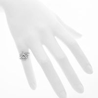 Thumbnail for 14K Solid White Gold Diamond Engagement Ring 1.16 Ctw