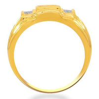 Thumbnail for 14K Solid Yellow Gold Mens Diamond Ring 1.75 Ctw