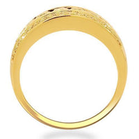 Thumbnail for 14K Solid Yellow Gold Womens Diamond Cocktail Ring 1.02 Ctw
