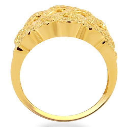 14K Solid Yellow Gold Womens Diamond Cocktail Ring 1.53 Ctw