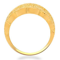 Thumbnail for 14K Solid Yellow Gold Womens Diamond Cocktail Ring 2.33 Ctw