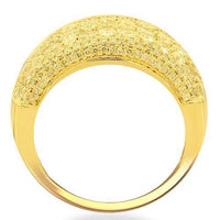 Thumbnail for 14K Solid Yellow Gold Womens Diamond Cocktail Ring 3.44 Ctw