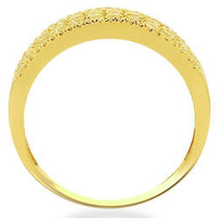 Thumbnail for 14K Solid Yellow Gold Womens Diamond Wedding Ring Band 0.77 Ctw