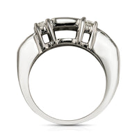 Thumbnail for 14K White Gold Diamond Bridal Ring Set 3.03 Ctw