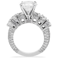 Thumbnail for 14k White Gold Diamond Engagement Ring 4.61ctw