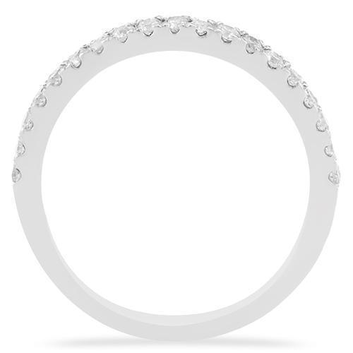 White 14k White Gold Diamond Wedding Band 0.30ctw