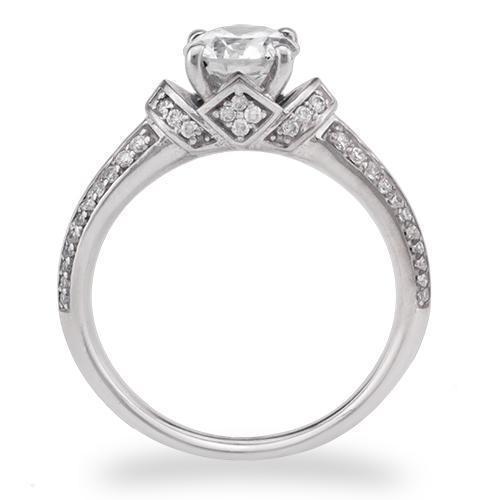14k White Gold Engagement Ring 1.33ctw