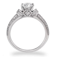 Thumbnail for 14k White Gold Engagement Ring 1.33ctw
