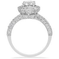 Thumbnail for 14K  White Gold Engagement Ring 1.44ctw