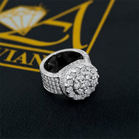Thumbnail for 14K White Gold Mens Diamond Pinky Ring  5.50 Ctw