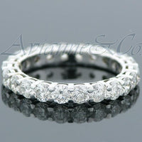Thumbnail for 14K White Solid Gold Diamond Bridal Ring Set 8.52 Ctw