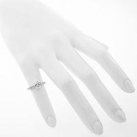 Thumbnail for 14K White Solid Gold Diamond Engagement Ring 1.55 Ctw