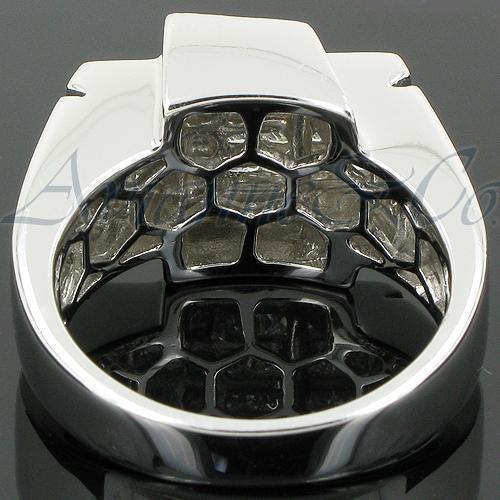 14K White Solid Gold Mens Diamond Ring 3.09 Ctw