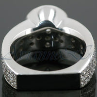 Thumbnail for 14K White Solid Gold Mens Diamond Ring 5.08 Ctw