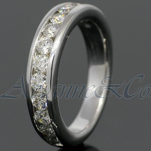 14K White Solid Gold Womens Diamond Wedding Ring Band 1.00 Ctw