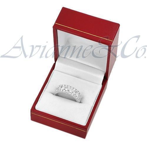 14K White Solid Gold Womens Diamond Wedding Ring Band 1.07 Ctw