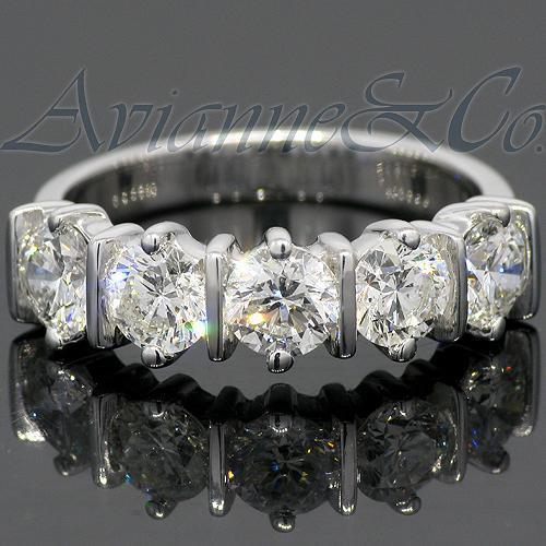 14K White Solid Gold Womens Diamond Wedding Ring Band 2.01 Ctw