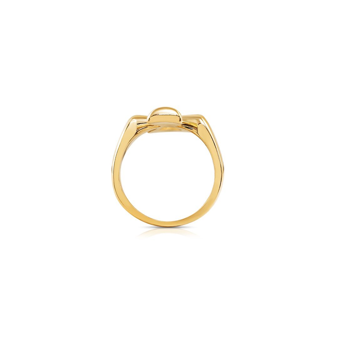 14k Yellow Gold Ankh Ring