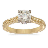 Thumbnail for 14k Yellow Gold Diamond Engagement Ring 1.33ctw