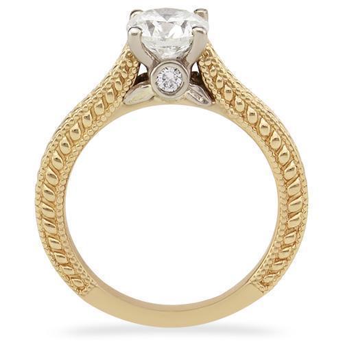 14k Yellow Gold Diamond Engagement Ring 1.33ctw