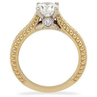 Thumbnail for 14k Yellow Gold Diamond Engagement Ring 1.33ctw