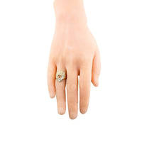 Thumbnail for 14k Yellow Gold Diamond Lion Ring 2 Ctw
