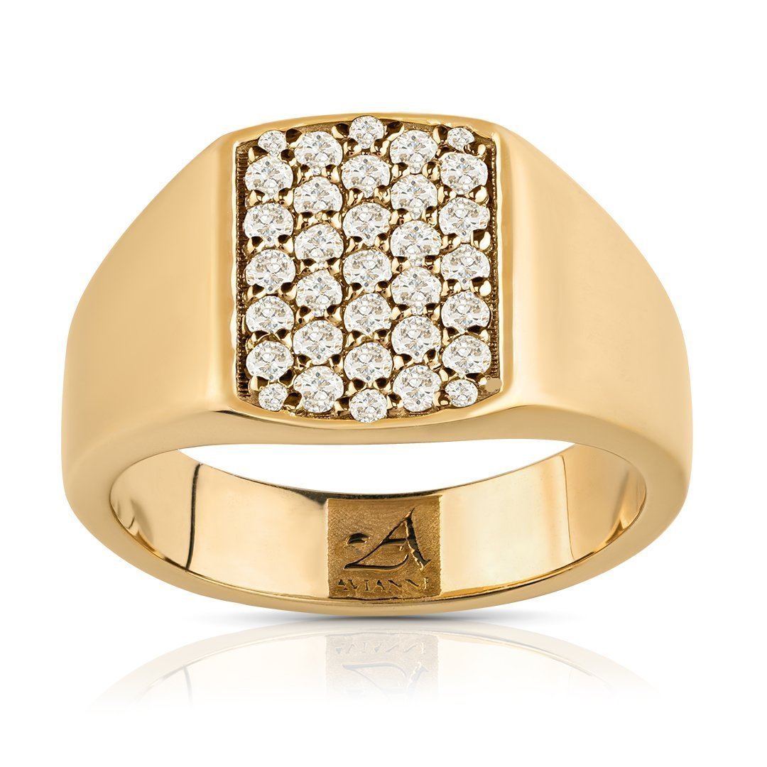 14k Yellow Gold Diamond Ring 0.75 Ctw