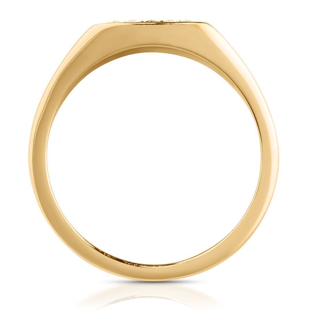 14k Yellow Gold Diamond Ring 0.75 Ctw