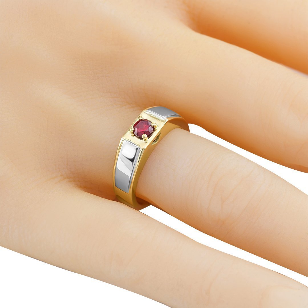 Led Pressure Ruby 14k Yellow Semi-Pressure Ruby Ring – Avianne Jewelers
