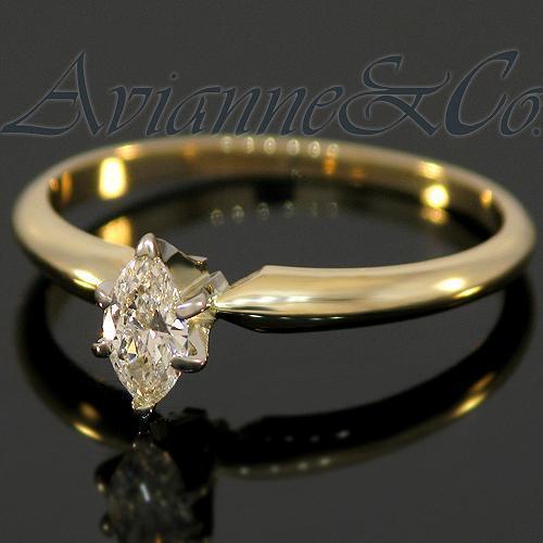 14K Yellow Solid Gold Diamond Bridal Ring Set 0.25 Ctw